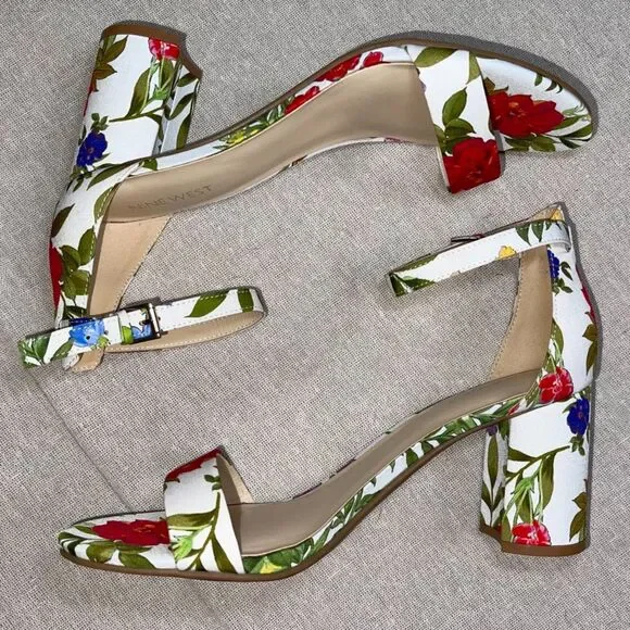 Nine West | NWOB Sandy Women's Block Heel Dress Sandals | Size 9.5 - Picture 5 of 12